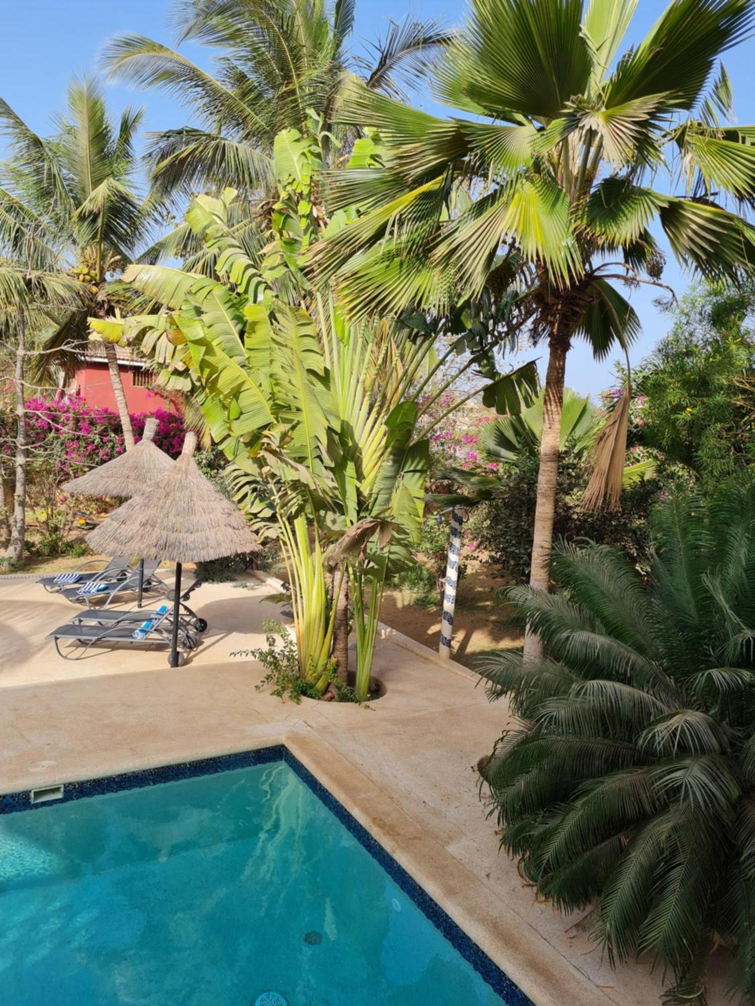 Le Souimanga Bleu Saly Bed and Breakfast Exteriör bild